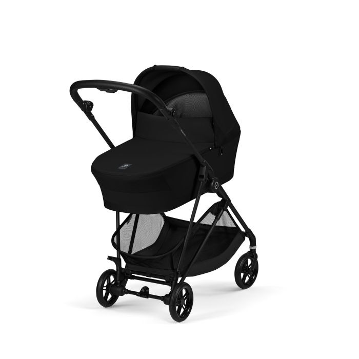 Cybex Melio Carbon 2026 - wózek głęboko-spacerowy-Magic Black