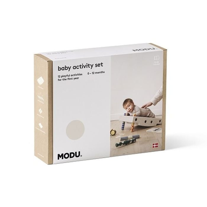 Modu Baby activity set - zestaw aktywnego dziecka-Sand Grey / Honey Yellow