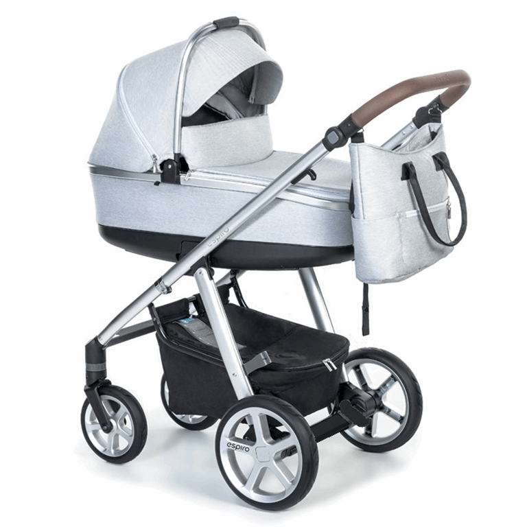 Espiro, Next Avenue - wózek głęboko-spacerowy -101 Frozen Grey