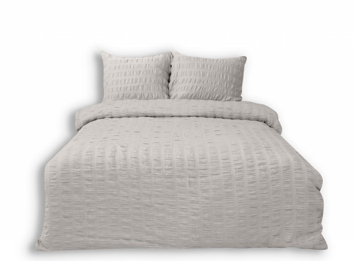 Pościel satyna GOFROWANA 160x200 wz. srebrny