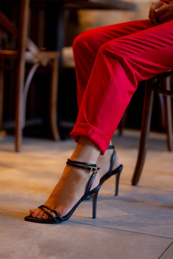 Sandały damskie 20 - 3 Czarny lico