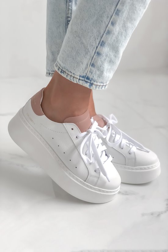 Sneakersy SN41 - 2 biały/ róż