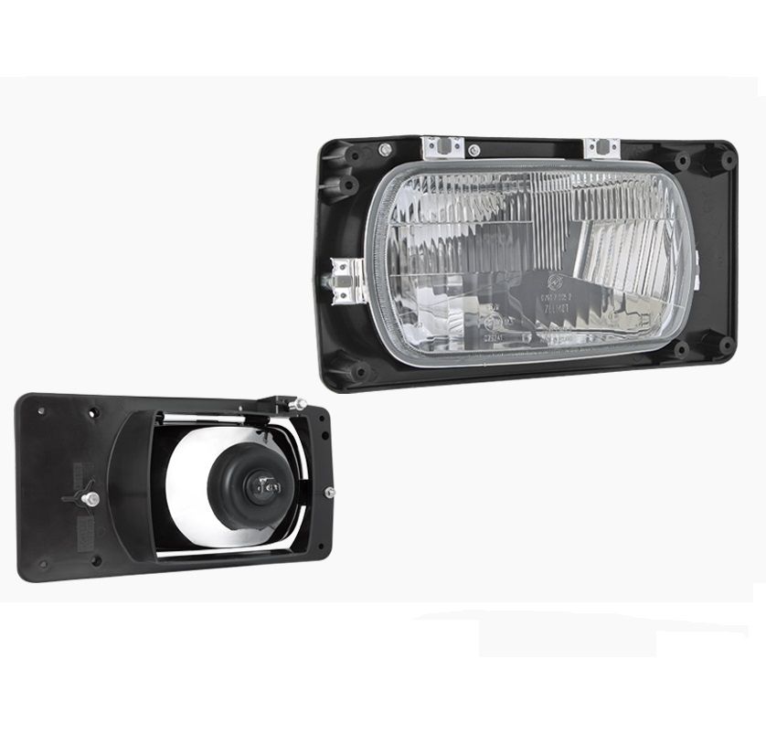 Reflektor przedni Lublin prawy z korektorem ręcznym 0261.43061 Wesem