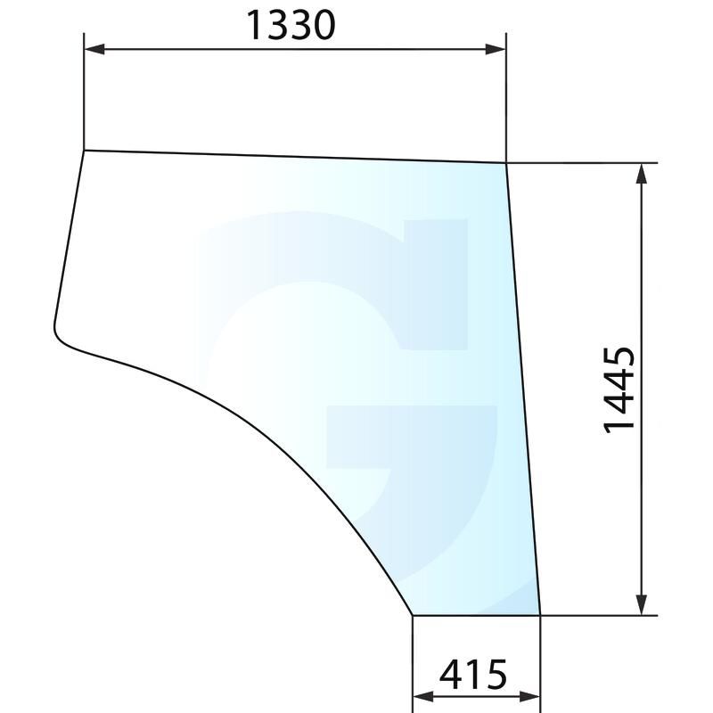 Szyba boczna prawa Fendt 800 900 931812041050