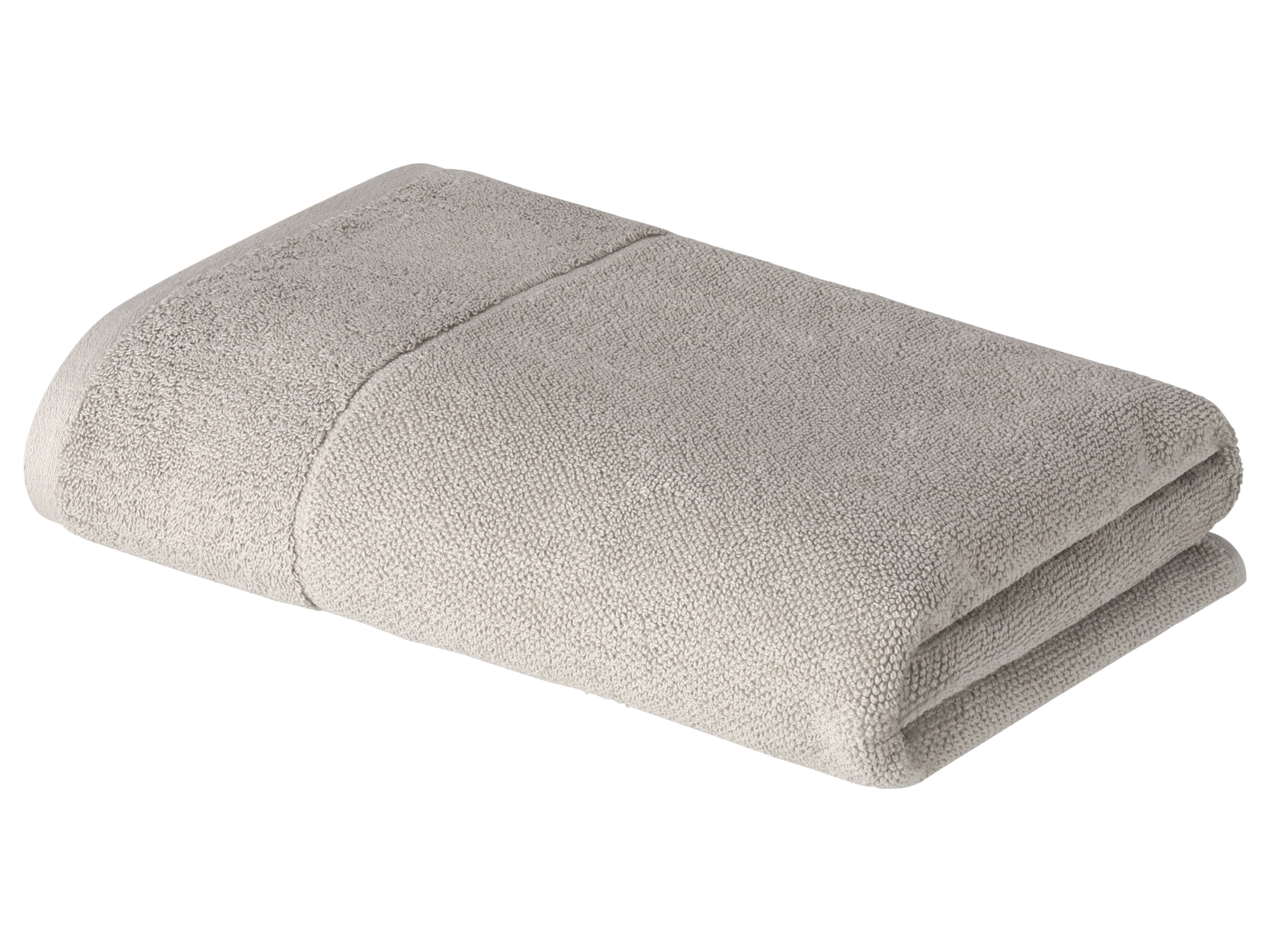 Livarno home Ręczniki frotte z bawełny z zrównoważonych upraw Jasnoszary