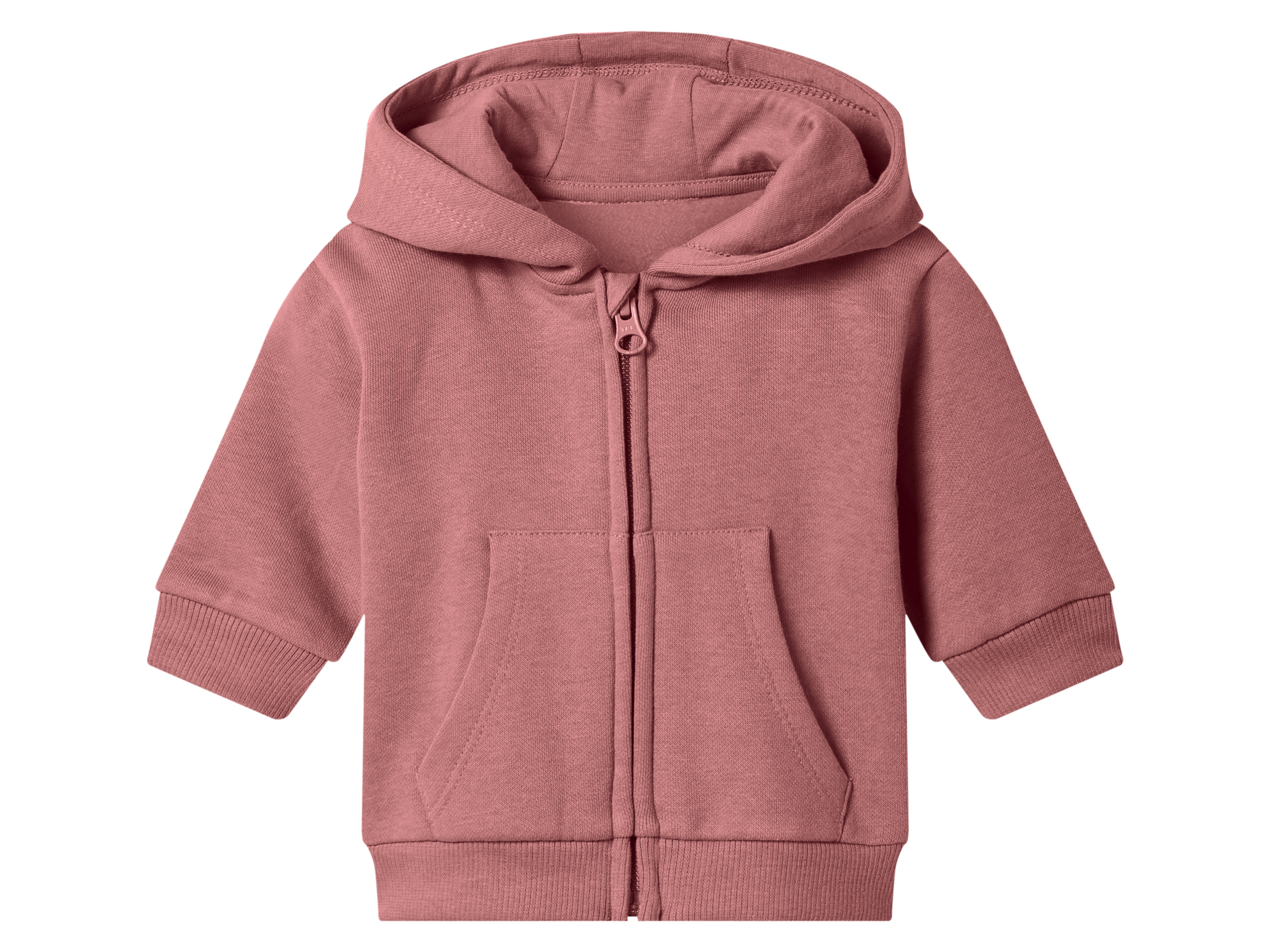 lupilu Bluza dresowa niemowlęca z biobawełny Różowy, 74/80