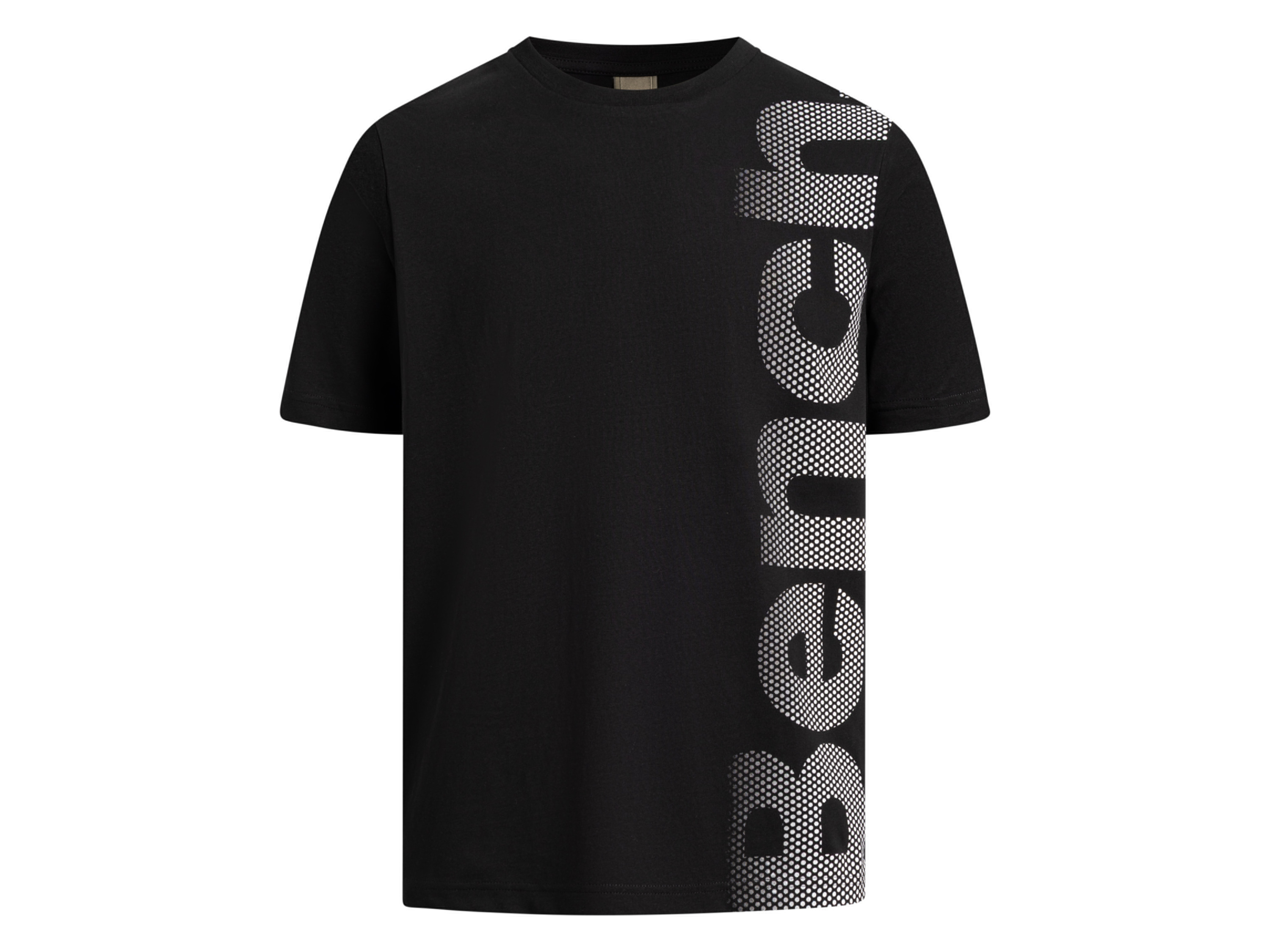 Bench T-shirt męski z bawełny Czarny, XXL
