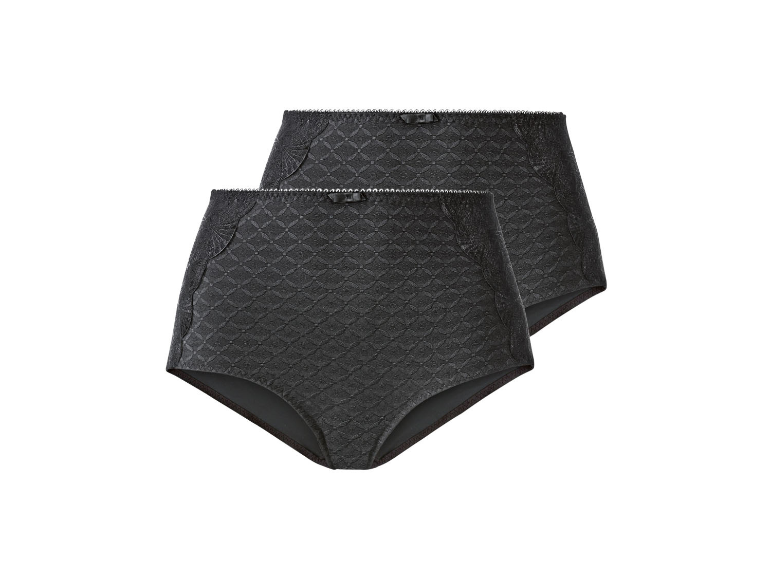 esmara Figi modelujące damskie, 2 pary Czarny, S36/38