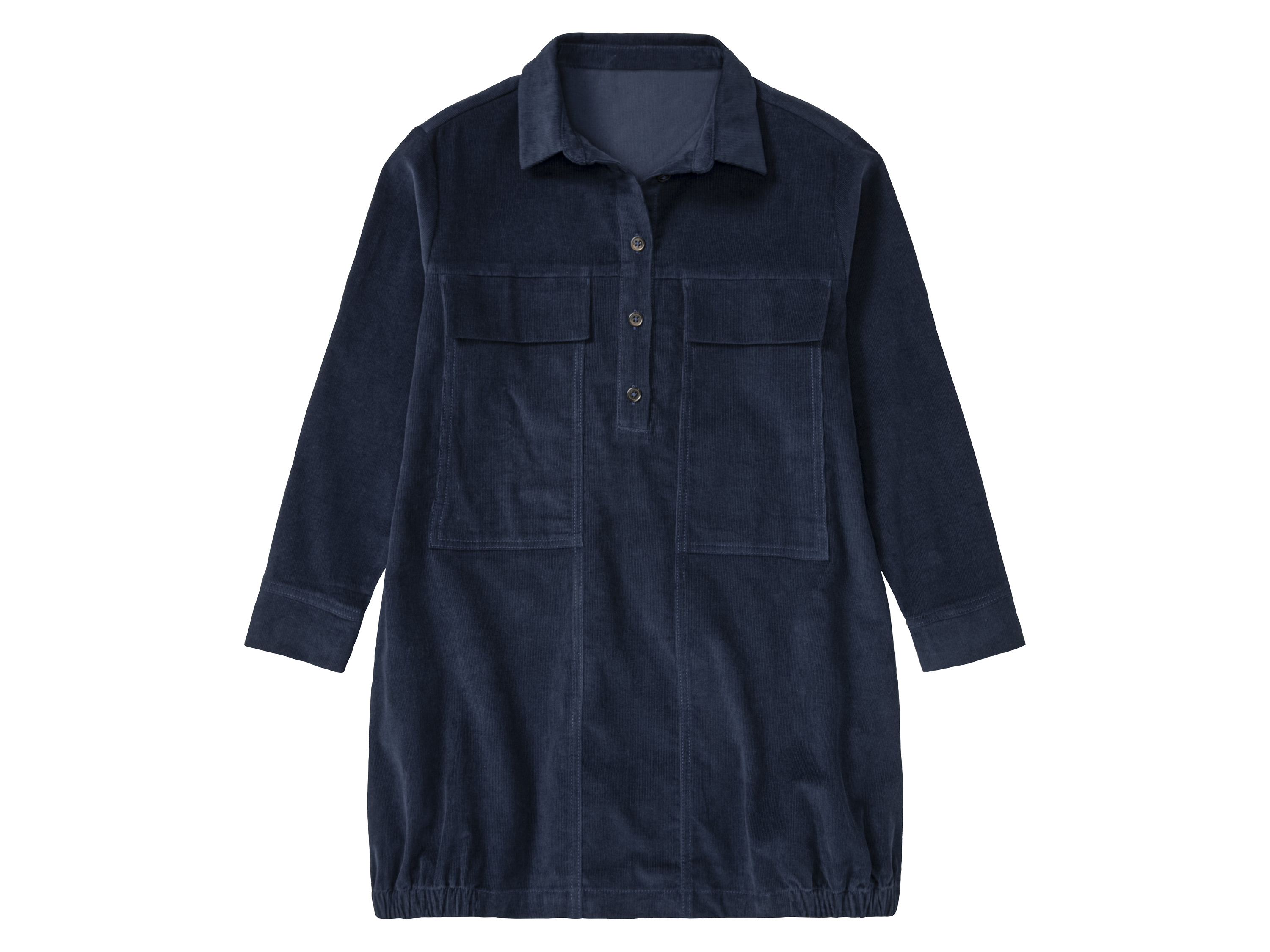 pepperts! Sukienka sztruksowa dziewczęca z bawełny Granatowy, 140 cm