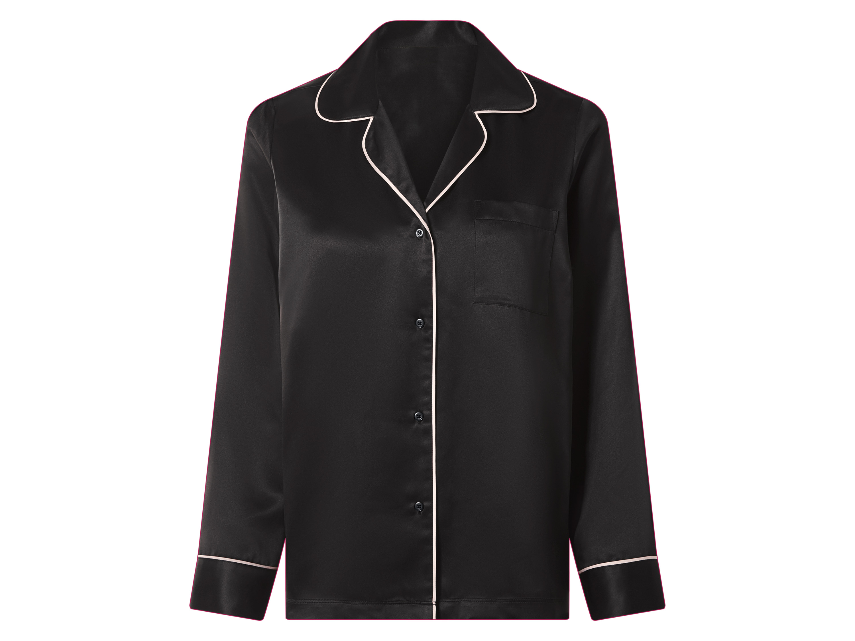 esmara Piżama satynowa damska Czarny, XL 48/50