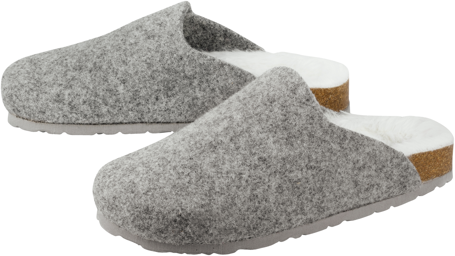 esmara Clogsy filcowe damskie Szary, 38