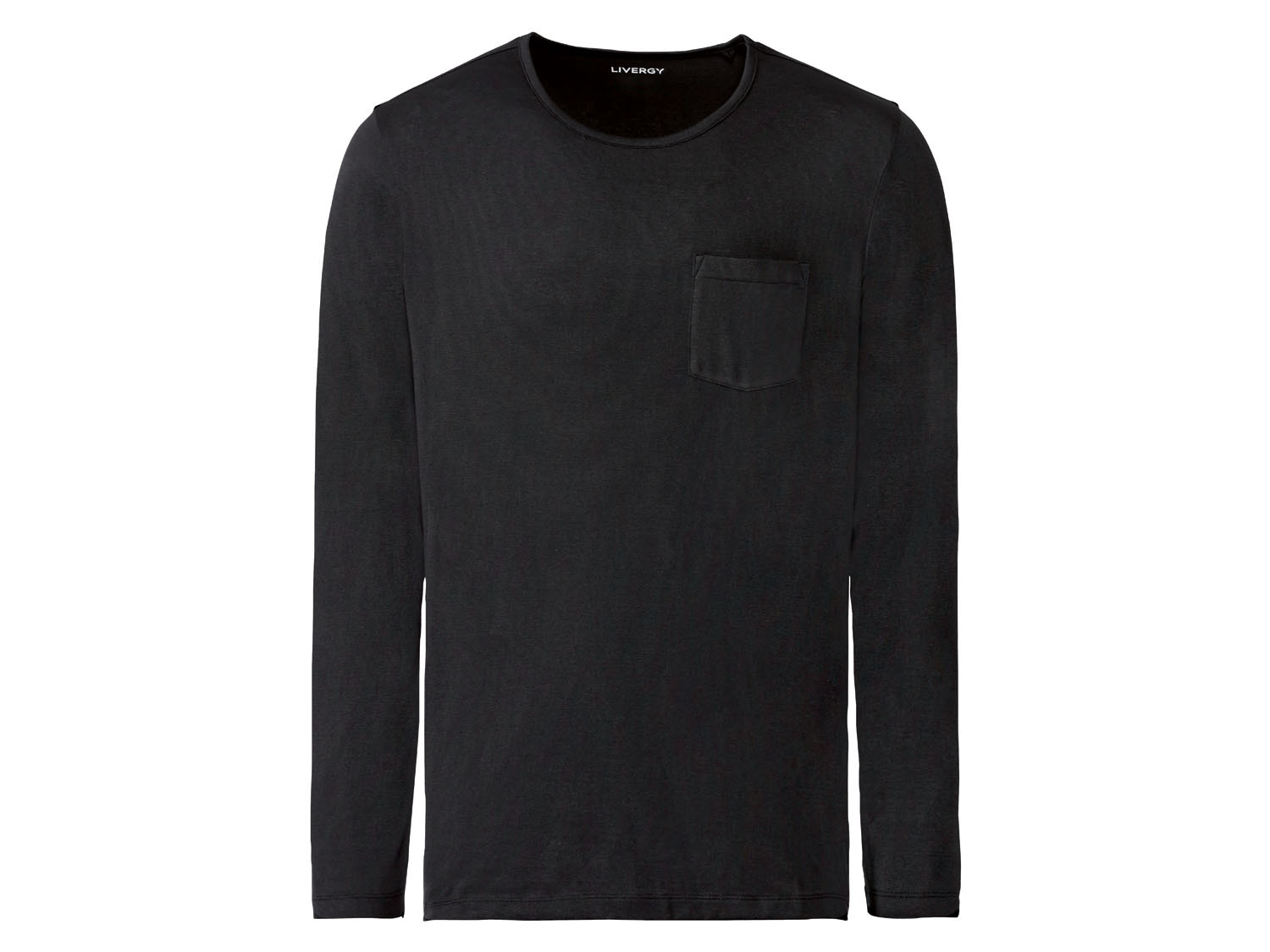 Livergy Bluzka termiczna męska z bawełną Czarny, S44/46