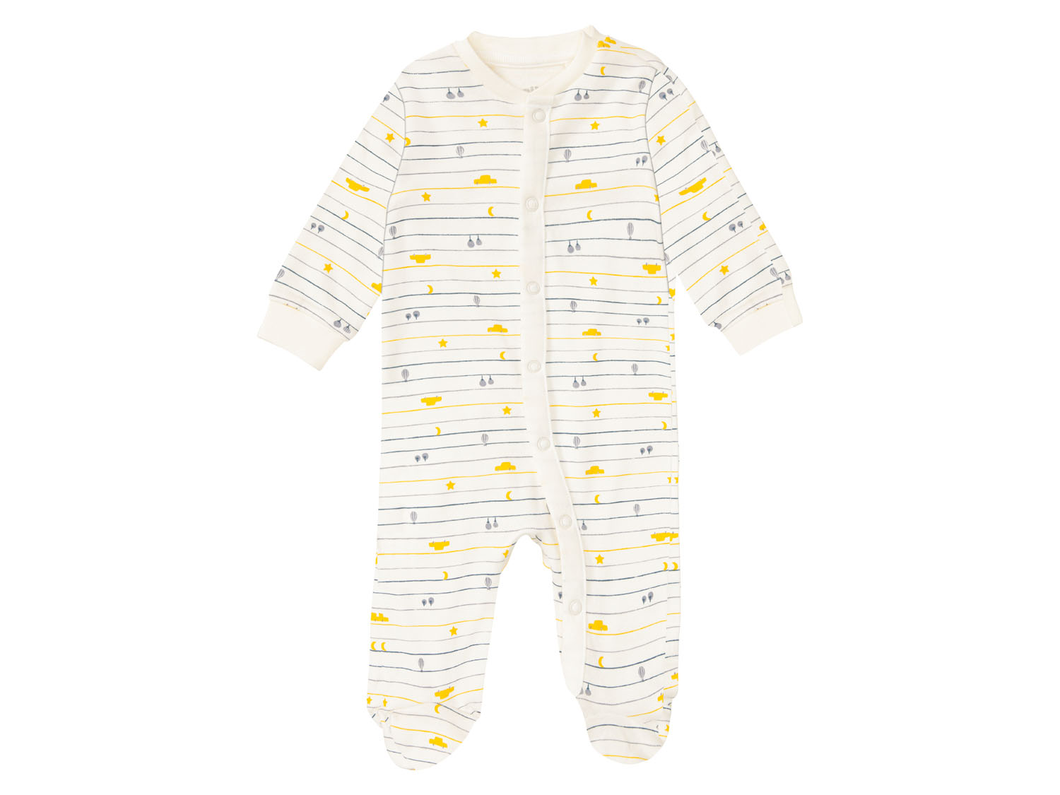 lupilu Pajacyk niemowlęcy z bawełny organicznej 62, Kremowy