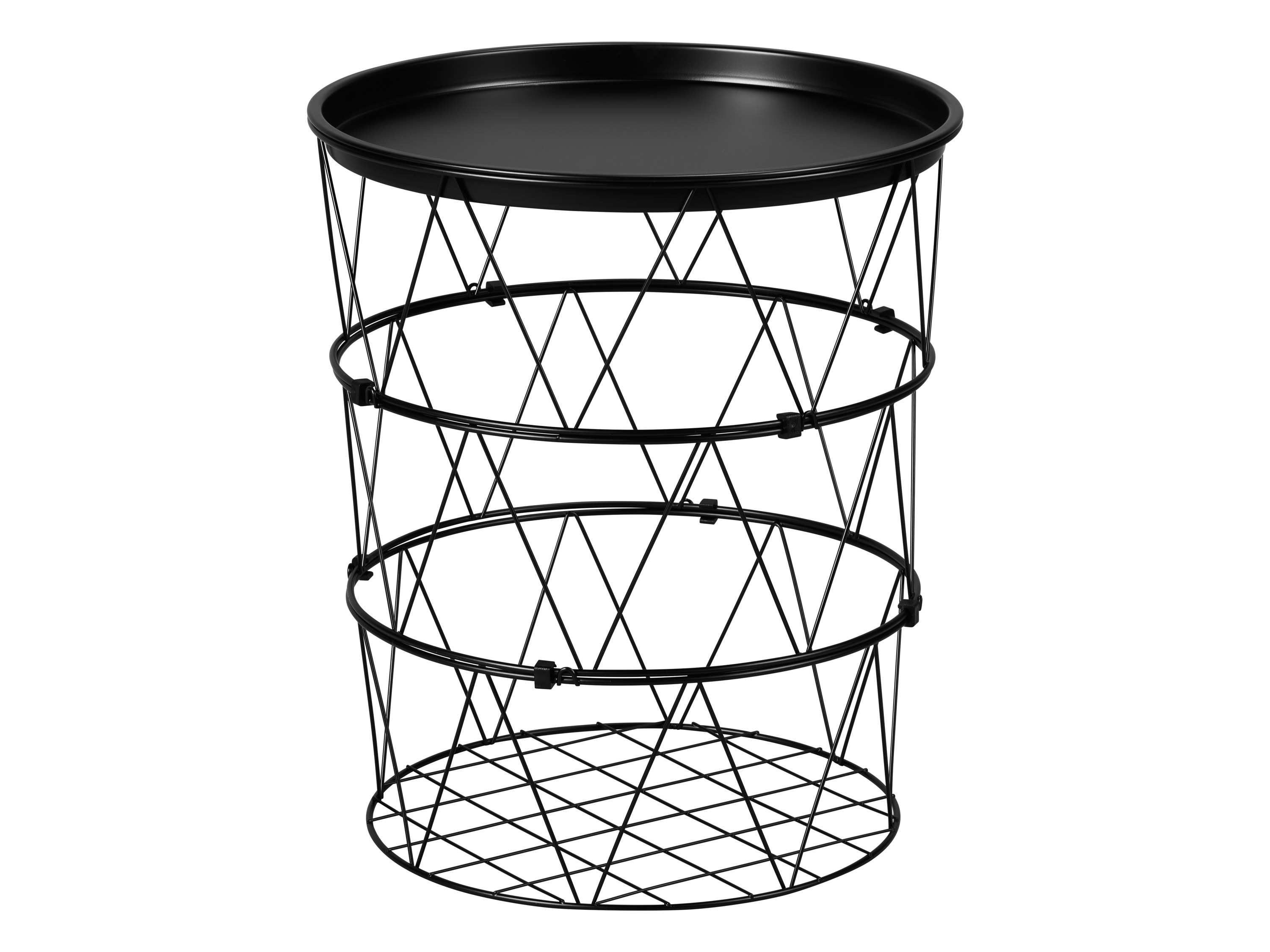 Livarno home Stolik ze zdejmowanym blatem Czarny