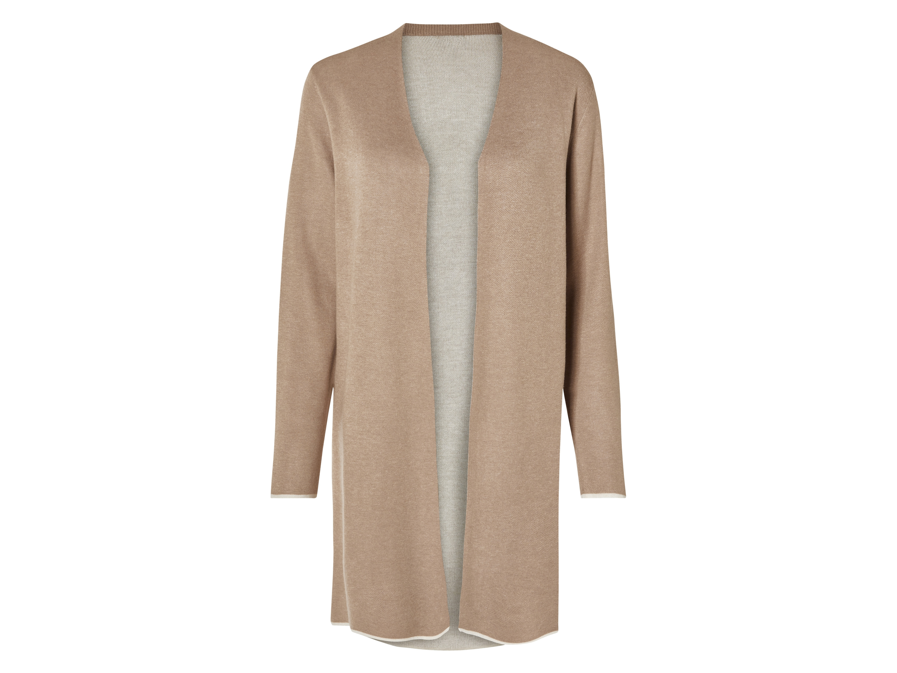 esmara Kardigan z cienkiej dzianiny damski Beżowy, S 36-38