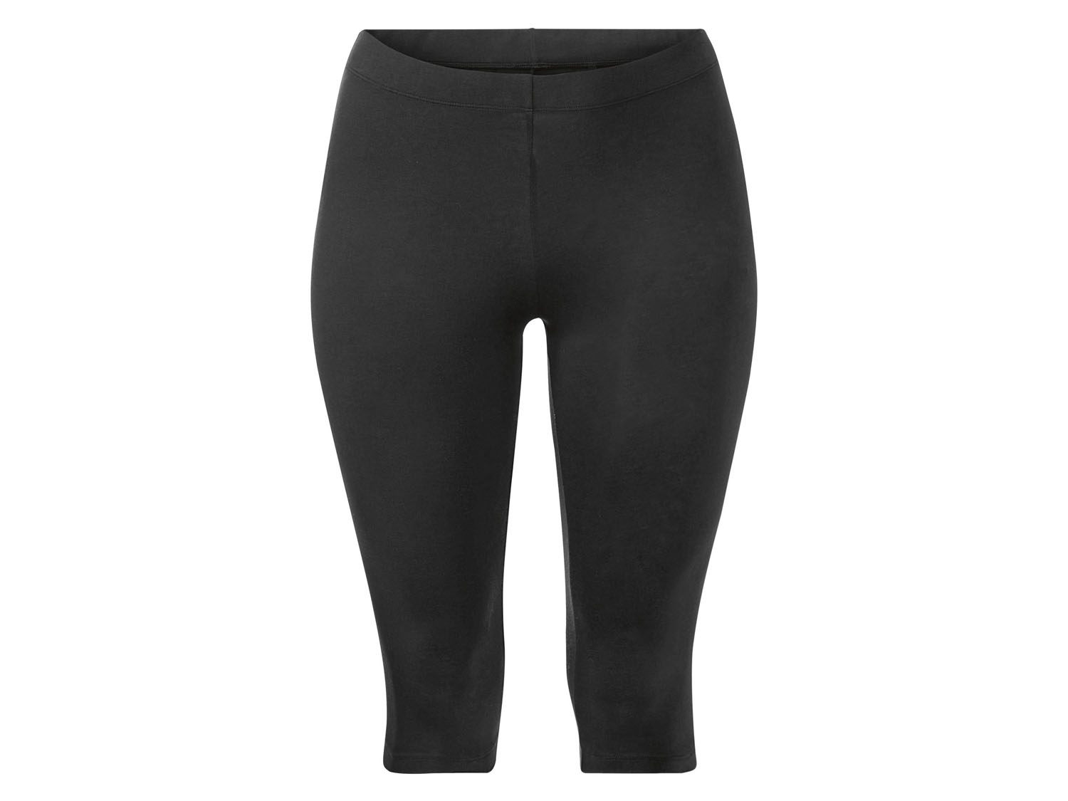 esmara Legginsy damskie 3/4, z bawełną Czarny, S36/38