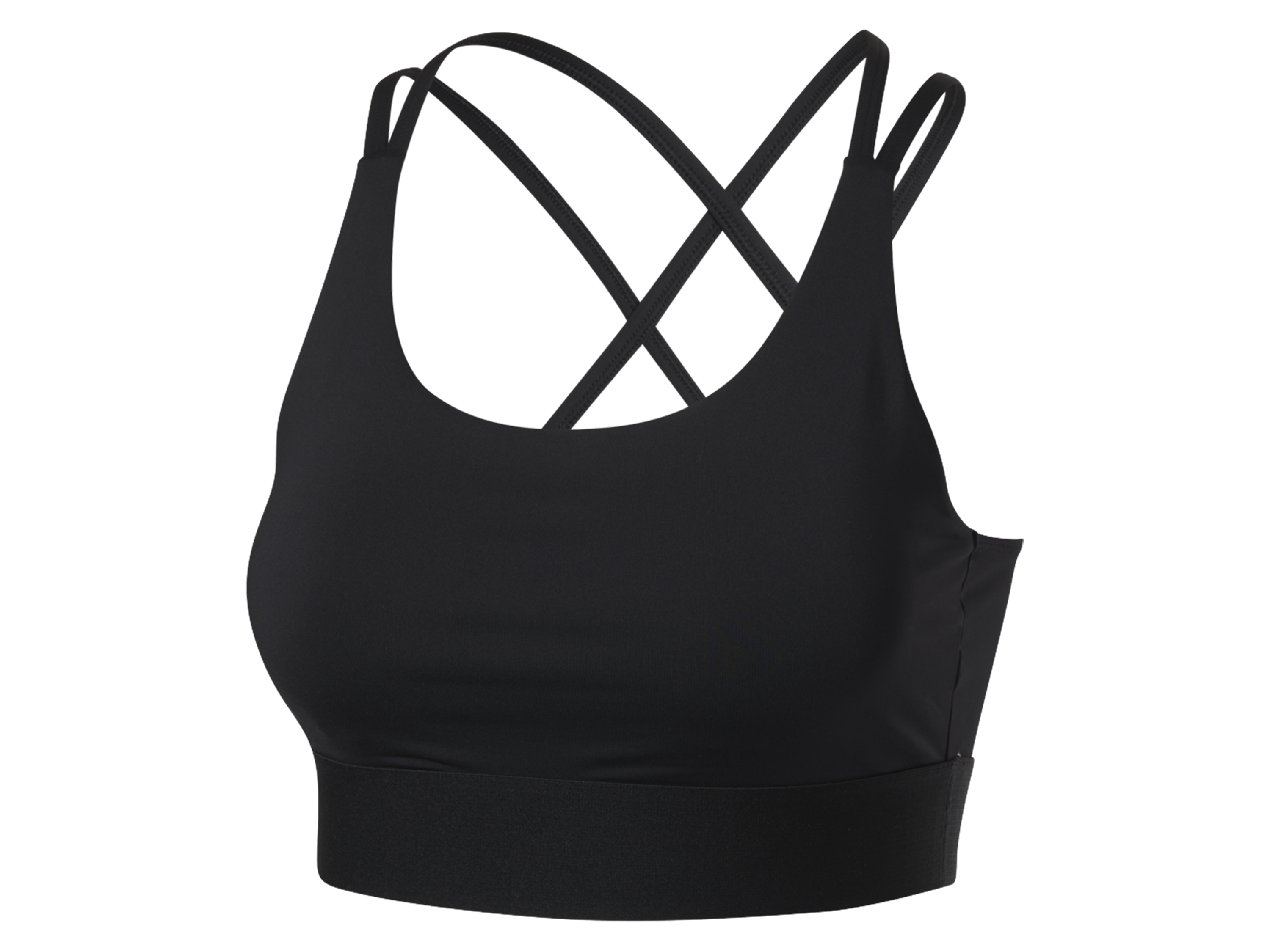 Biustonosz sportowy damski Crivit Maffashion Czarny, M 40/42