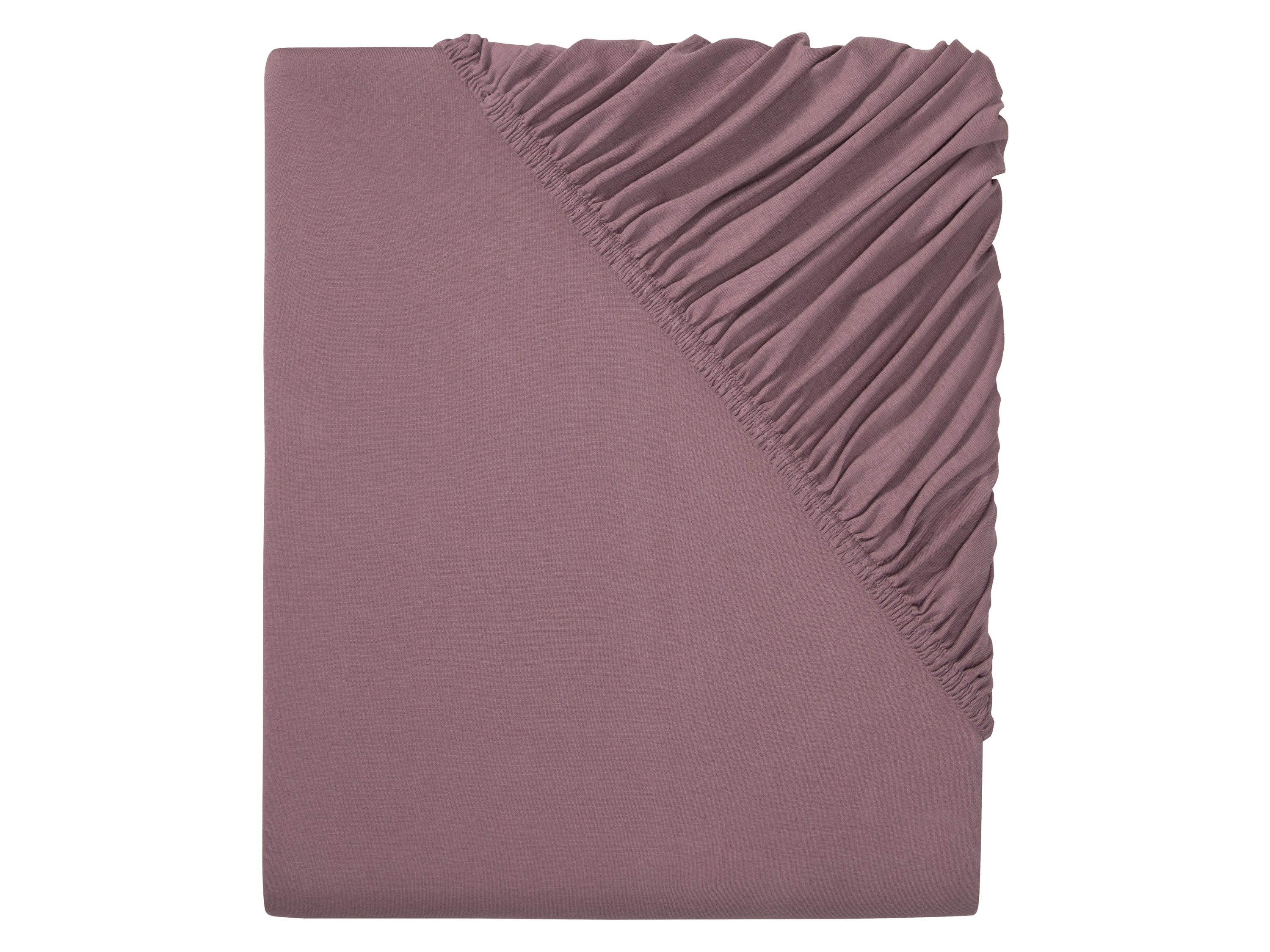 Livarno home Prześcieradło z dżerseju z gumką, 180-200 x 200 cm Ciemnoróżowy
