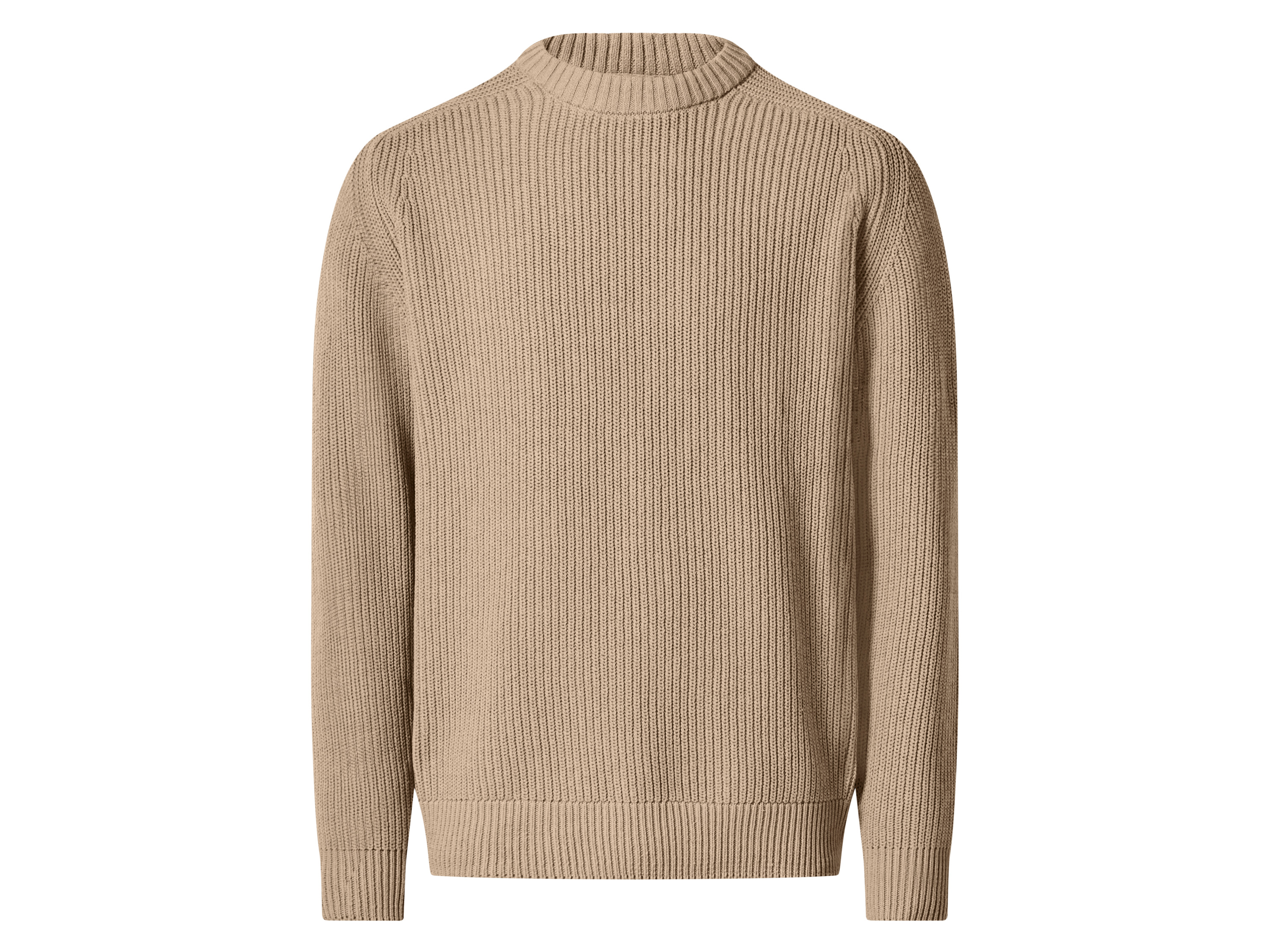 Esmara Men Sweter dzianinowy męski Beżowy, XXL 60/62