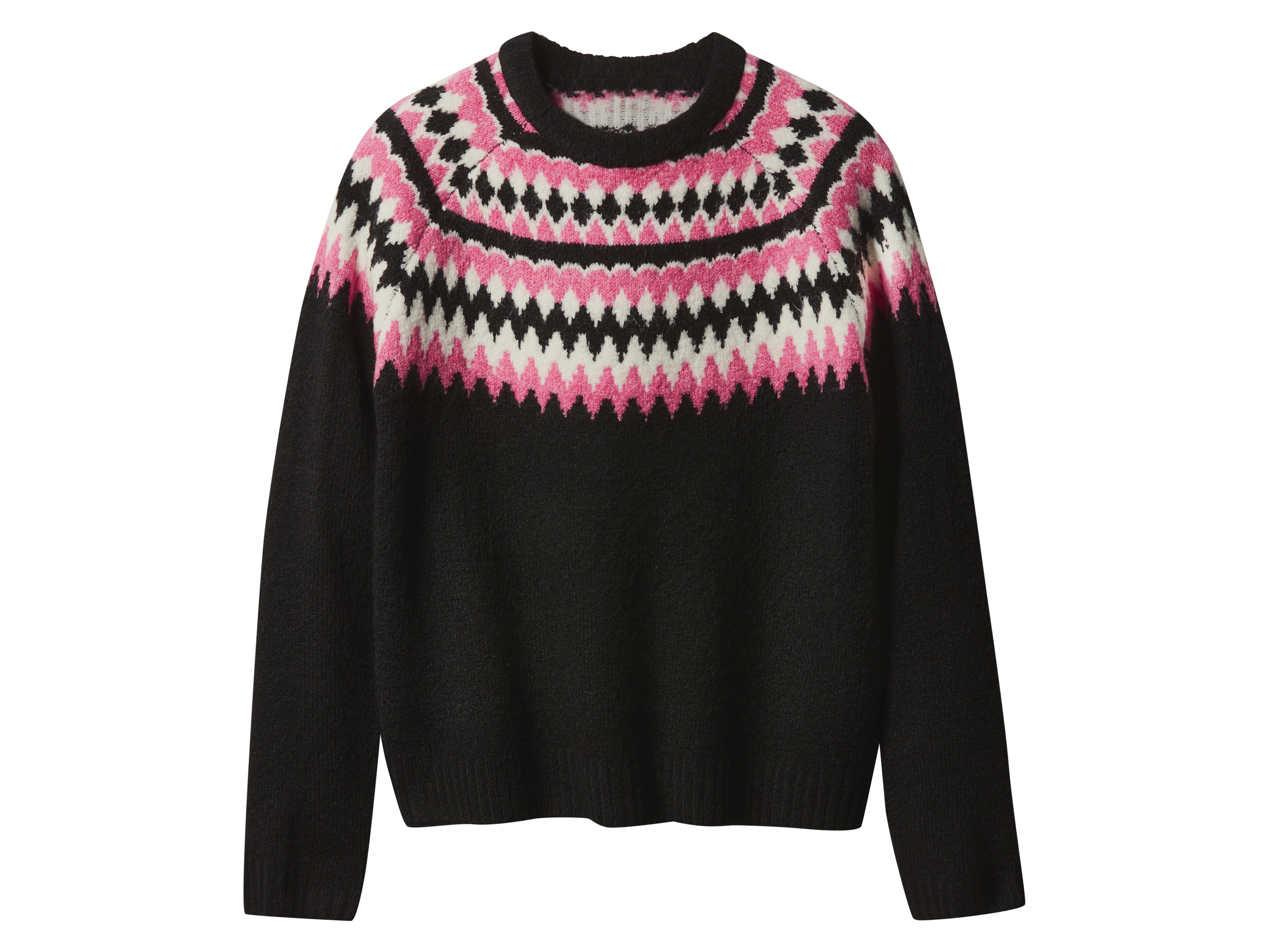 esmara Sweter damski dzianinowy Czarny, XS 32/34