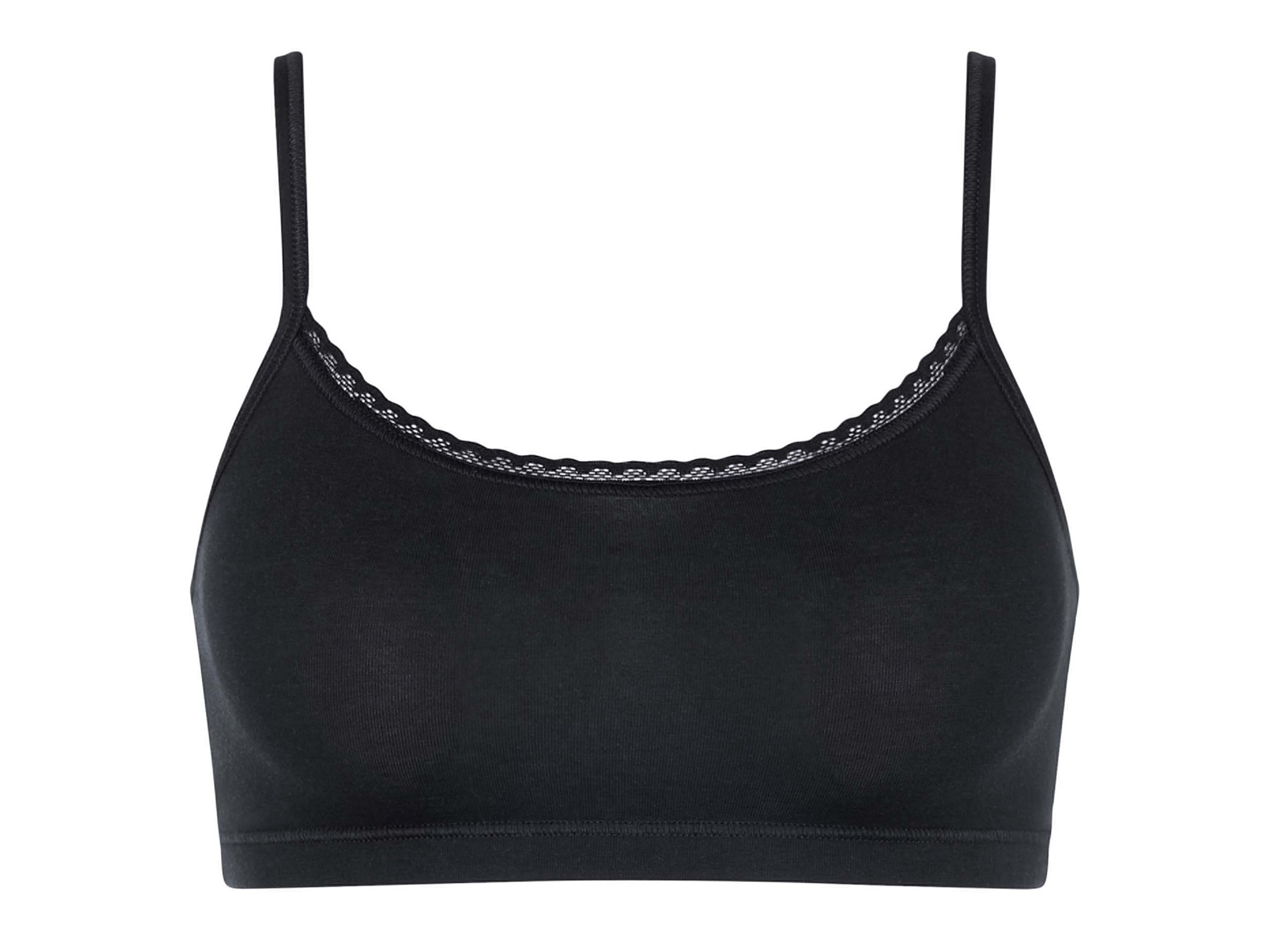 Hello by Sloggi Topy damskie Everyday z bawełny Czarny, 38