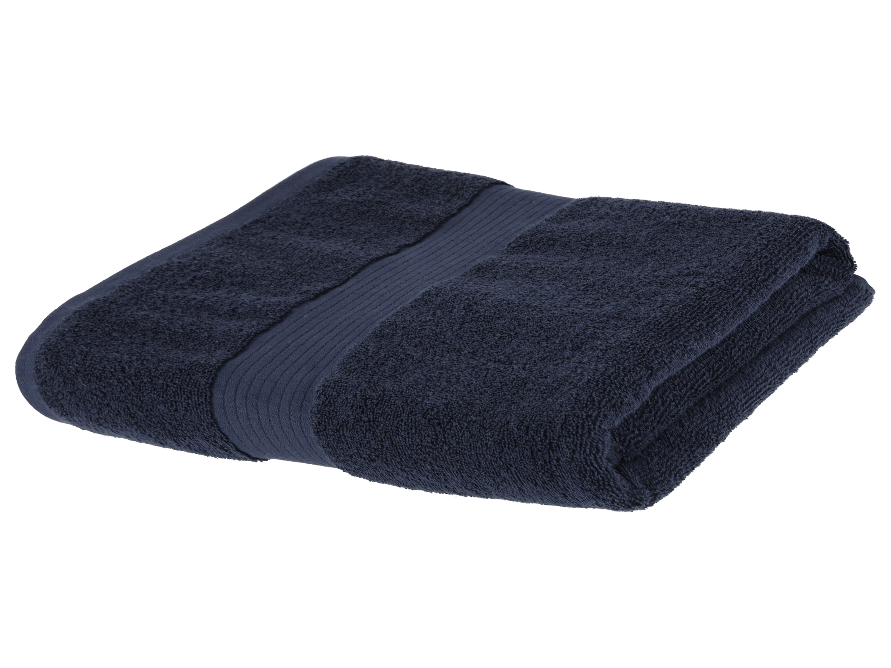 Livarno home Ręcznik kąpielowy frotte, 100 x 150 cm Ciemnoniebieski