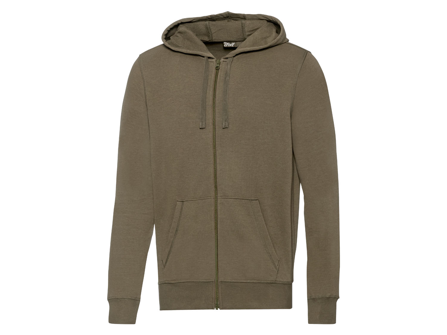 Crivit Bluza dresowa męska M 48/50, Khaki