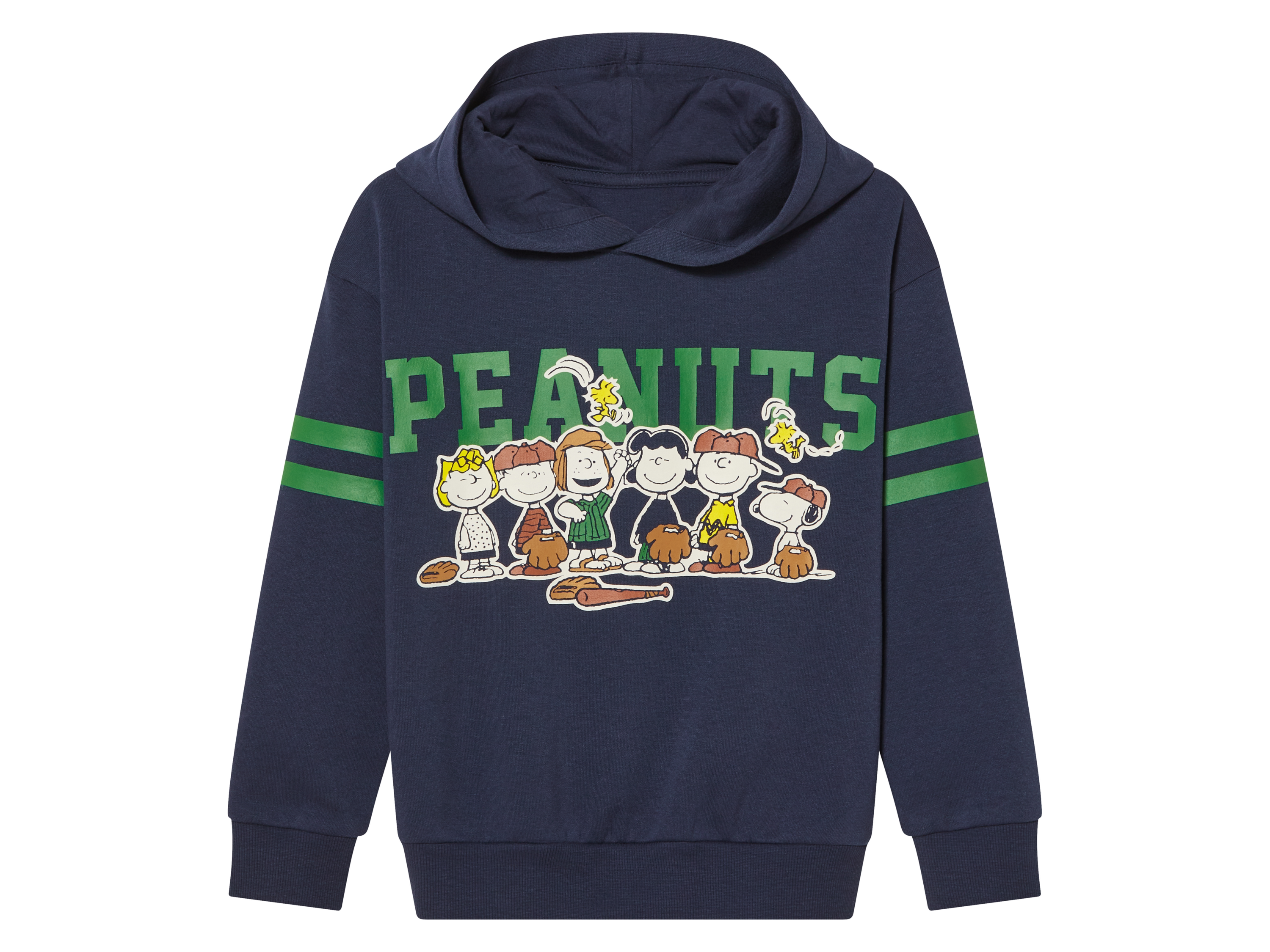 Bluza dresowa dziecięca z bawełną Peanuts/granatowy, 134/140