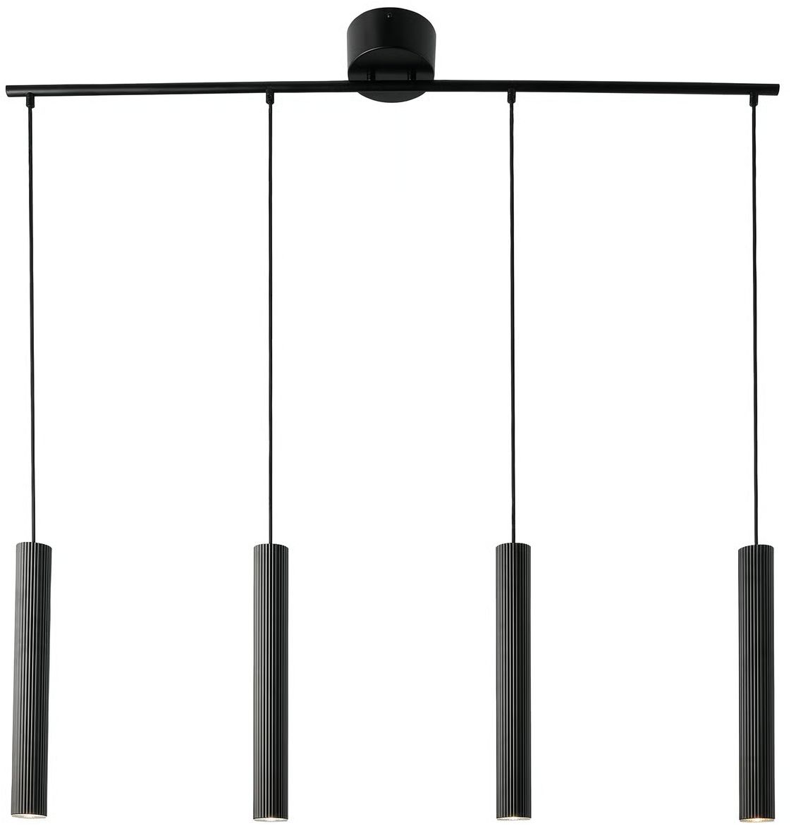 Darmowa Dostawa - Lampa wisząca 4x5 W czarna Nordlux Vico 2412143003