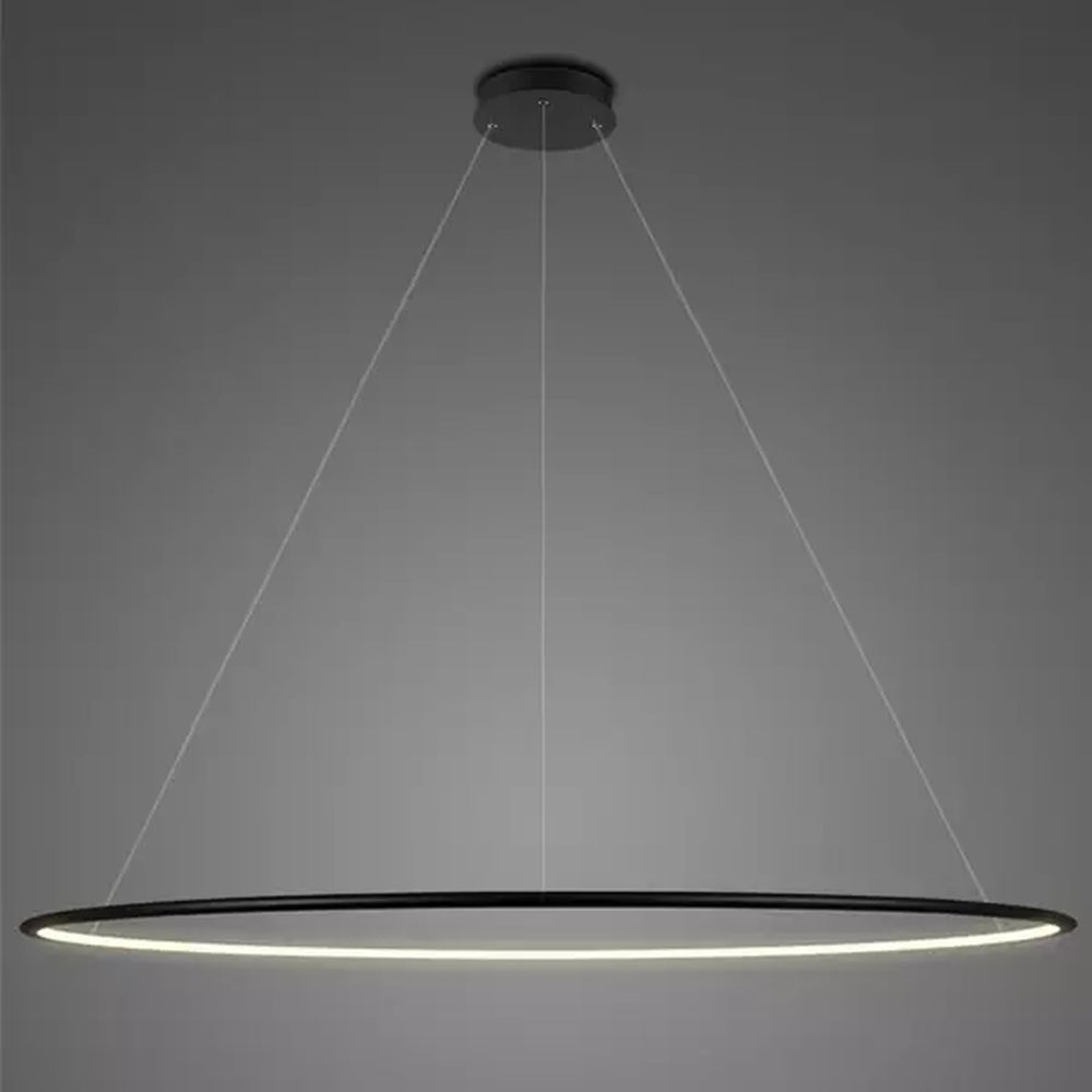 Darmowa Dostawa - Inteligentna lampa wisząca 1x75 W czarna Altavola Design Ledowe Okręgi LA073P200in3kblack