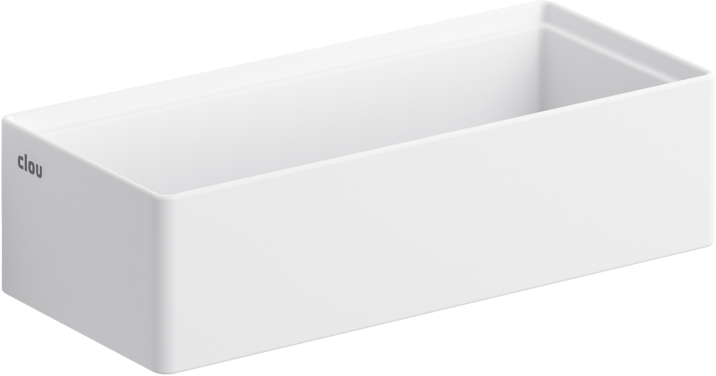 Darmowa Dostawa - Umywalka 38x18 cm prostokątna ścienna-nablatowa biała Clou New Flush CL031343102