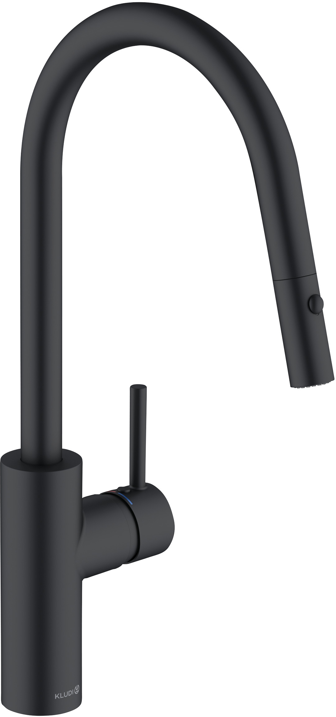 Darmowa Dostawa - Bateria kuchenna stojąca czarna Kludi E-Go Voice 423006677