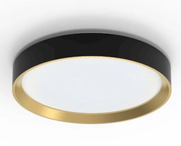 Darmowa Dostawa - Plafon 1x24 W czarny-złoty Philips Hanno 929004115801