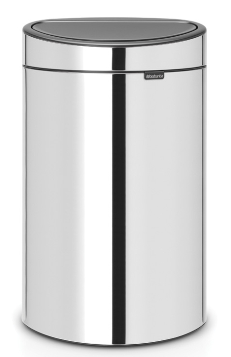 Darmowa Dostawa - Kosz na śmieci 40 l stal Brabantia Touch Bin 112881