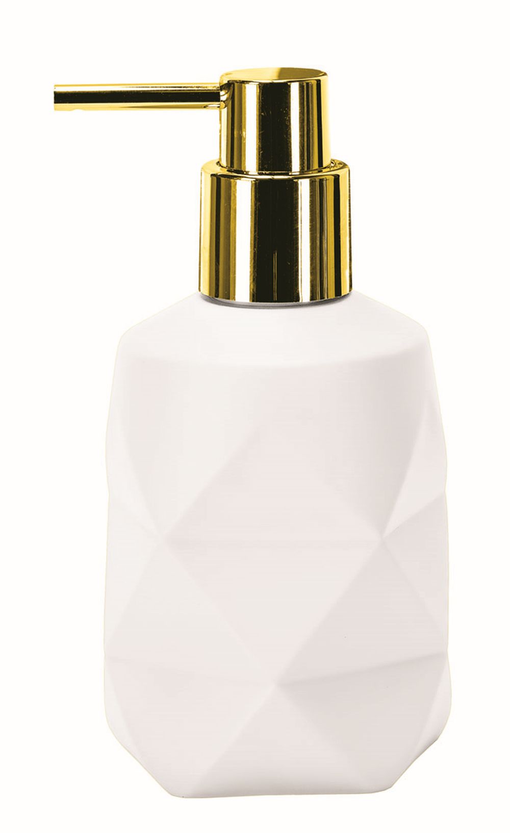 Darmowa Dostawa - Dozownik do mydła 200 ml biały Kleine Wolke Golden Crackle 8431100854