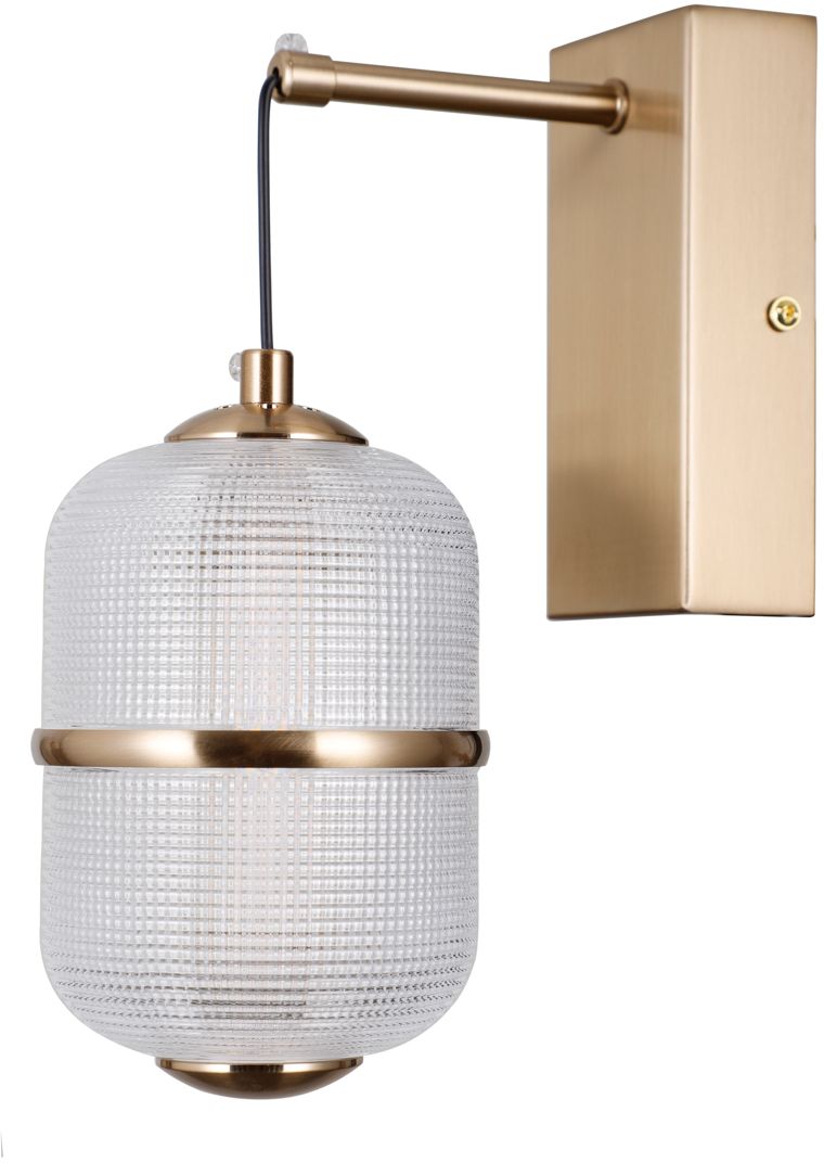 Darmowa Dostawa - Kinkiet 1x6 W złoty Italux Alani WL343751HBR