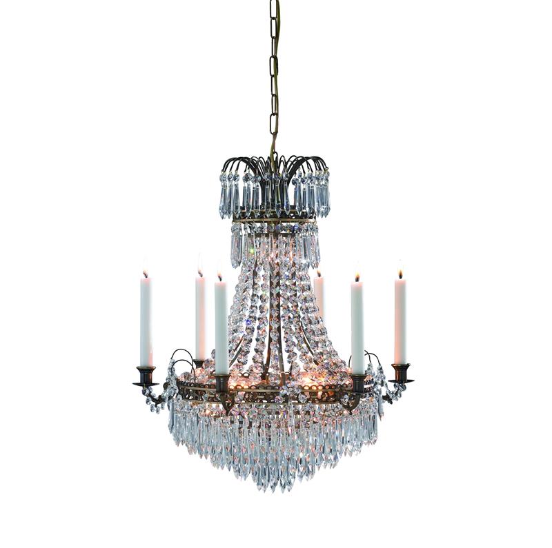 Darmowa Dostawa - Lampa wisząca powyżej 6x40 W mosiądz Markslöjd Läckö 100649