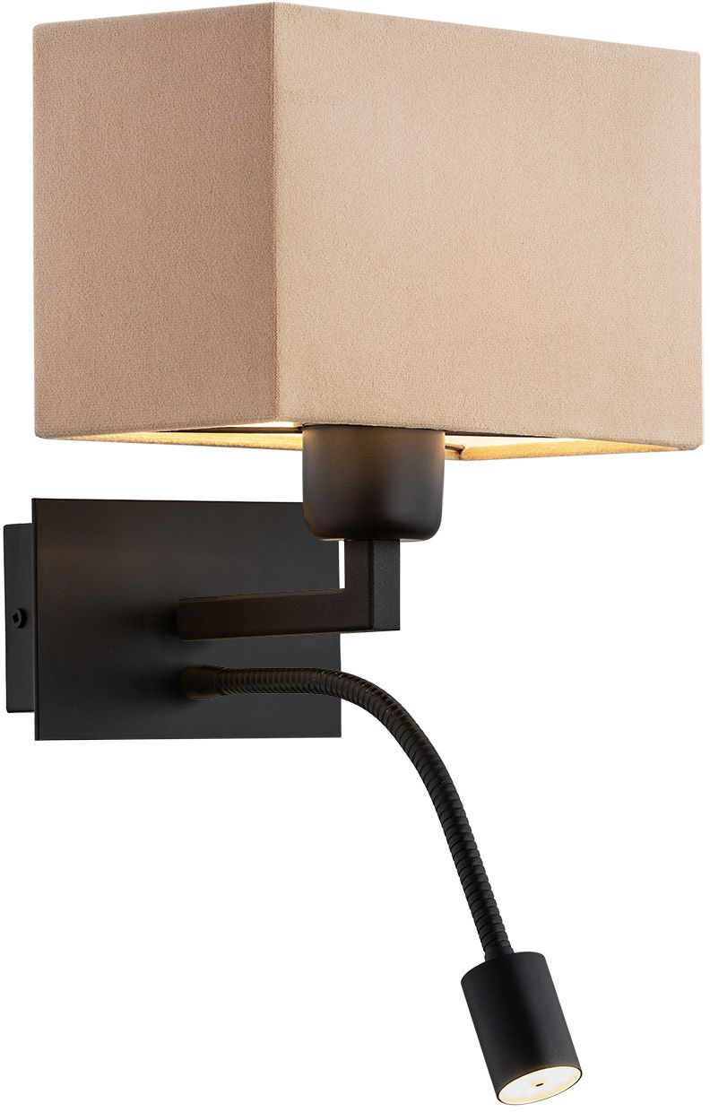 Darmowa Dostawa - Kinkiet 2x15 W czarny-beżowy Argon Bill 1043