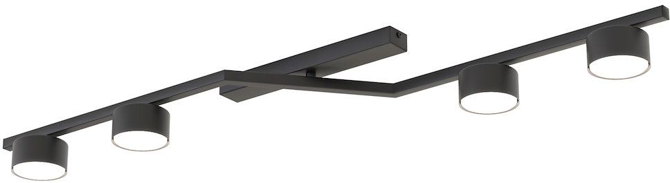 Darmowa Dostawa - Lampa podsufitowa 4x12 W czarna Emibig Skan 15744