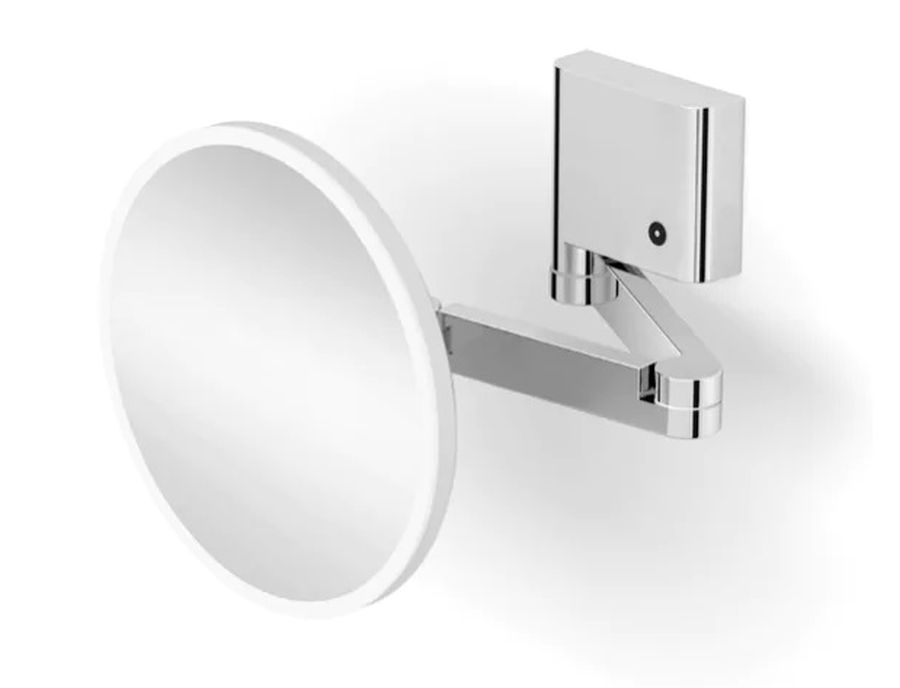 Darmowa Dostawa - Lusterko kosmetyczne 24x24 cm okrągłe z oświetleniem chrom Stella 2200650