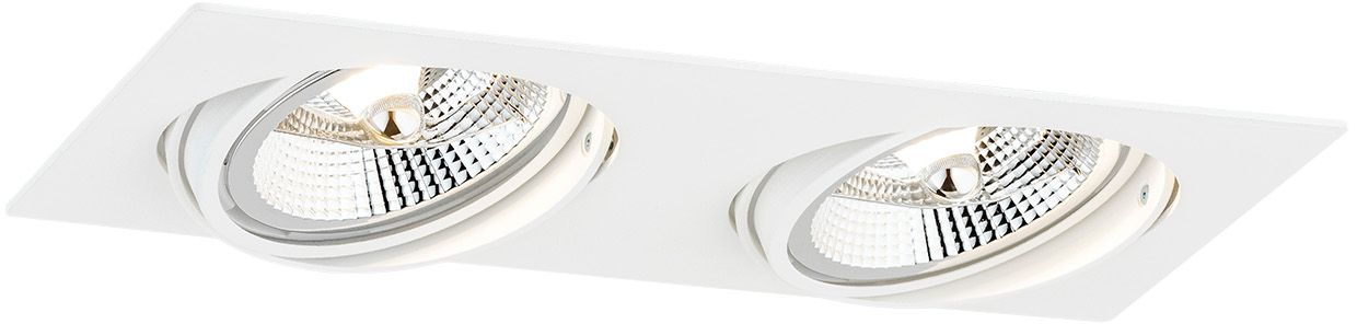 Darmowa Dostawa - Lampa do zabudowy 2x12 W biała Argon Olimp Plus 1046BZ