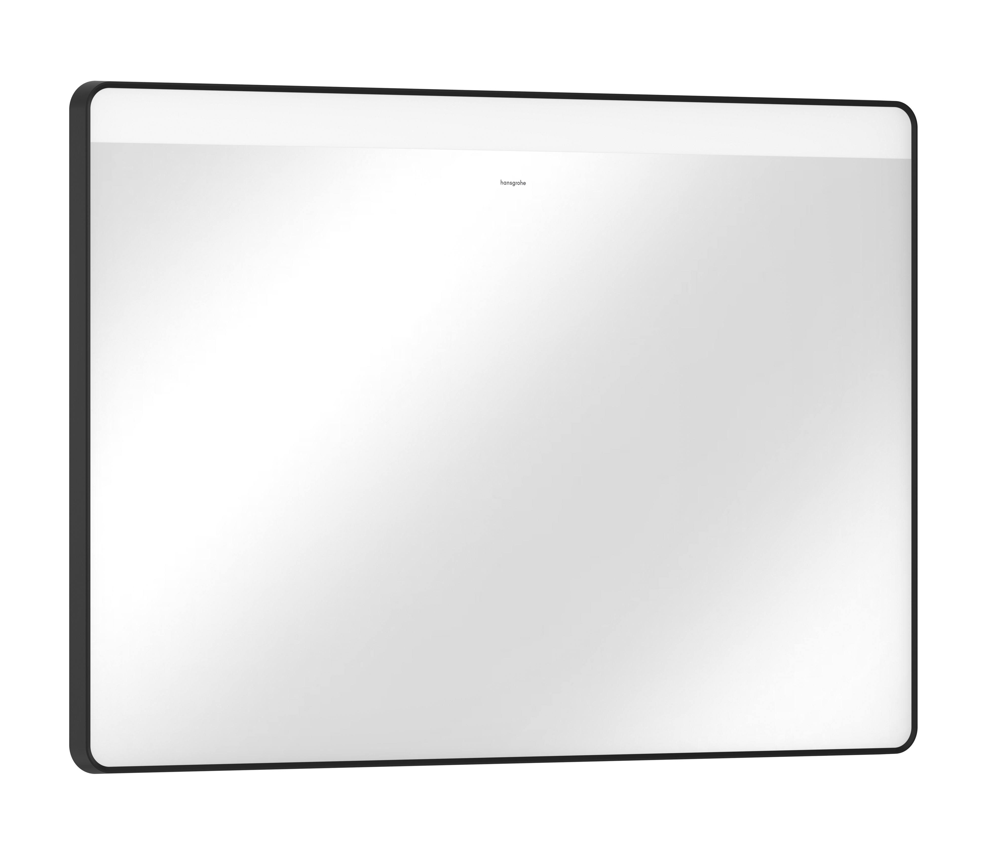 Darmowa Dostawa - Lustro 100x70 cm prostokątne z oświetleniem czarny Hansgrohe Xarita Lite Q 54972670