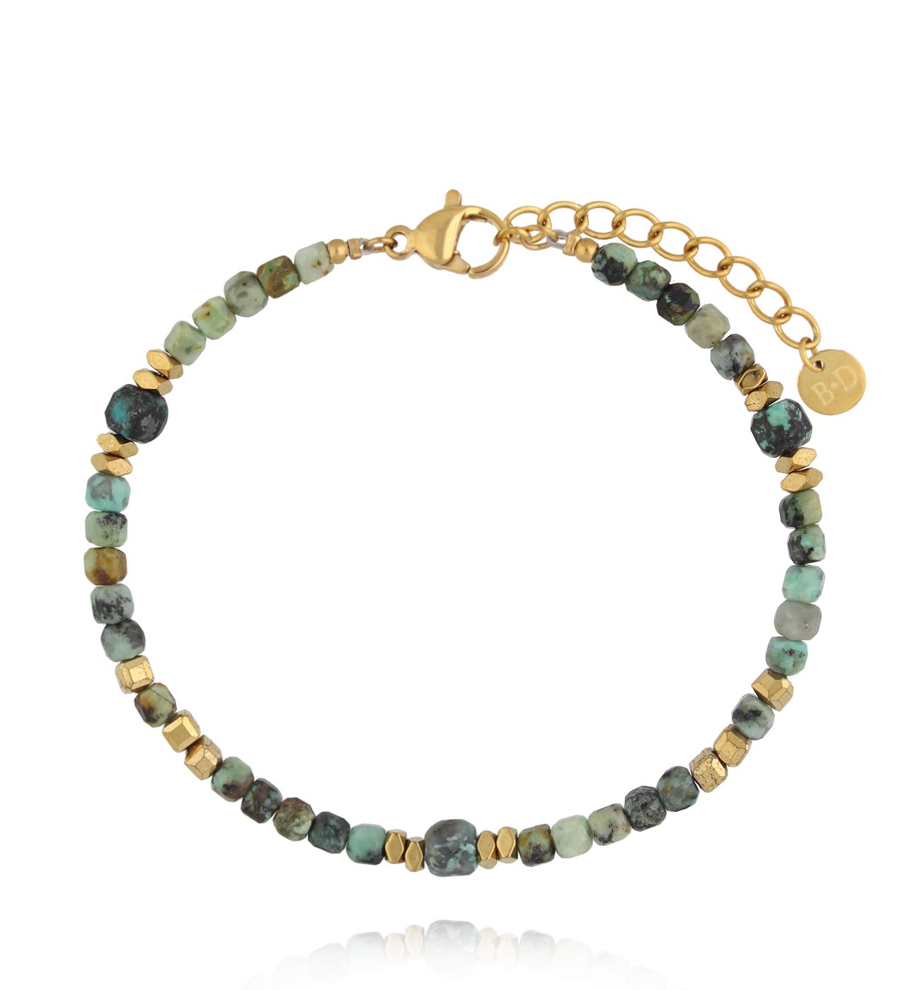 Bransoletka z turkusu afrykańskiego BPA0577