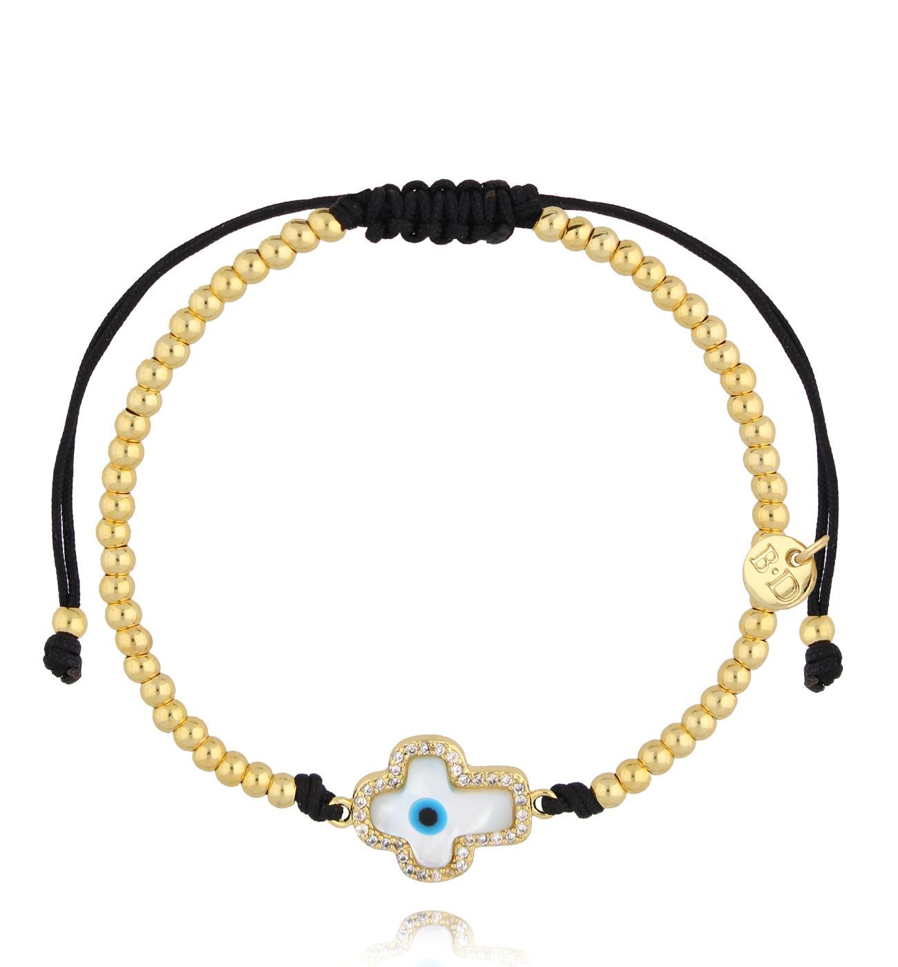 Bransoletka złota z krzyżykiem Mystical BSC2059