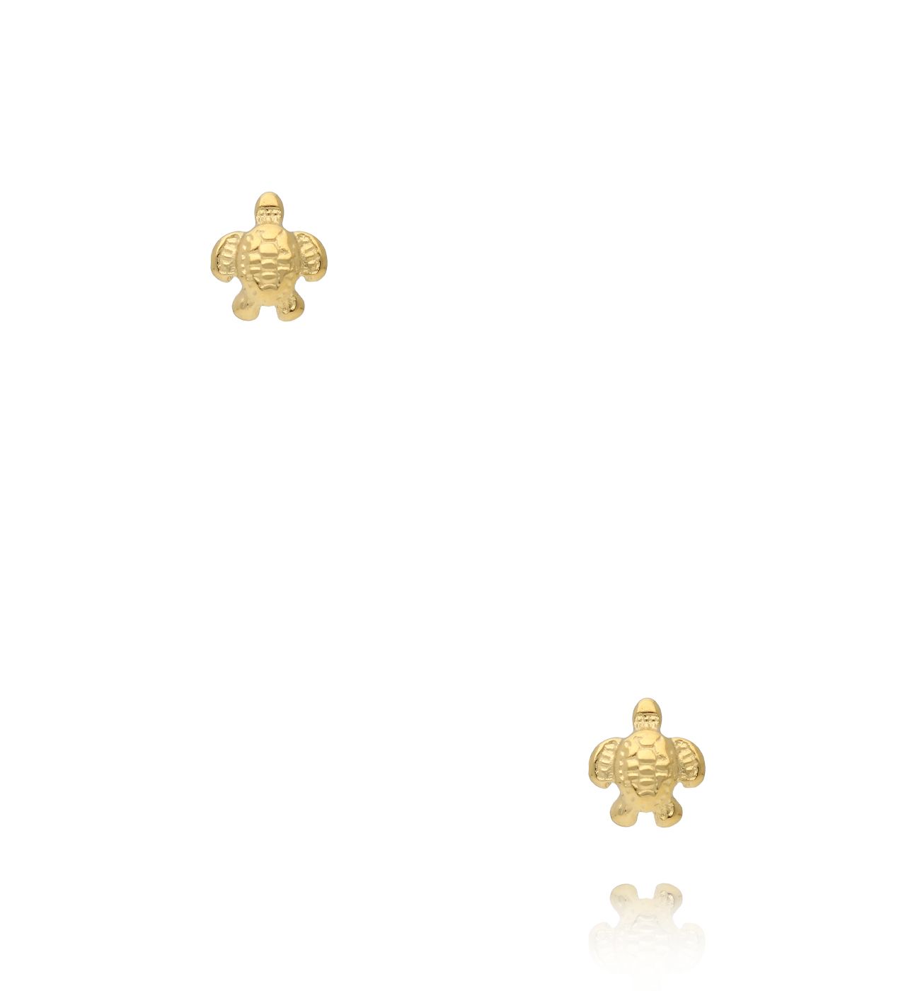 Kolczyki w kształcie żółwika KSY0548