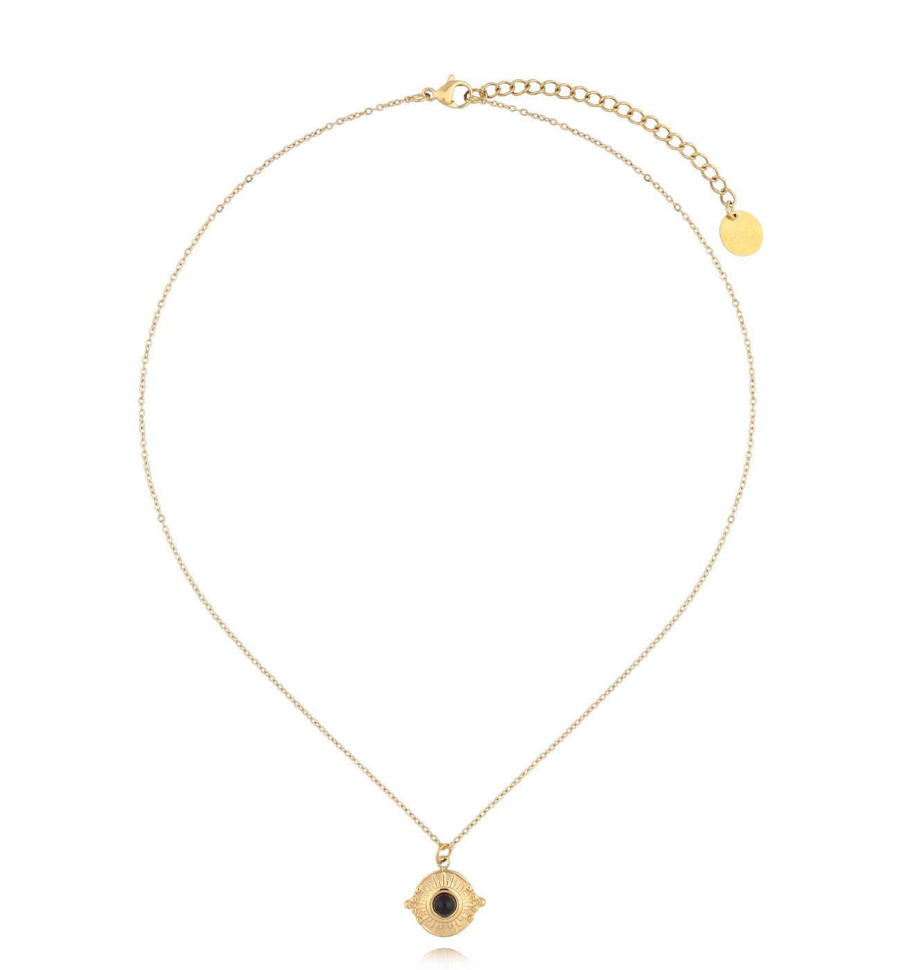 Naszyjnik złoty z zawieszką Iwaki NSY0123 - By Dziubeka