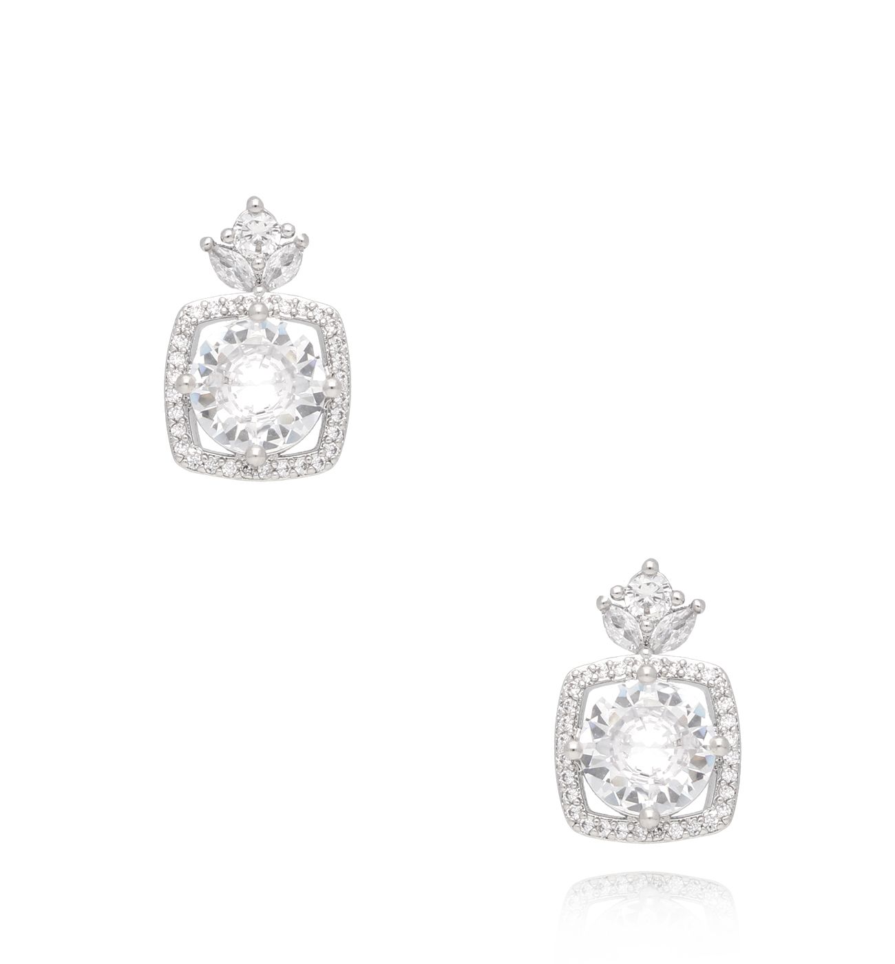 Kolczyki srebrne z kryształami Nea KSS1541