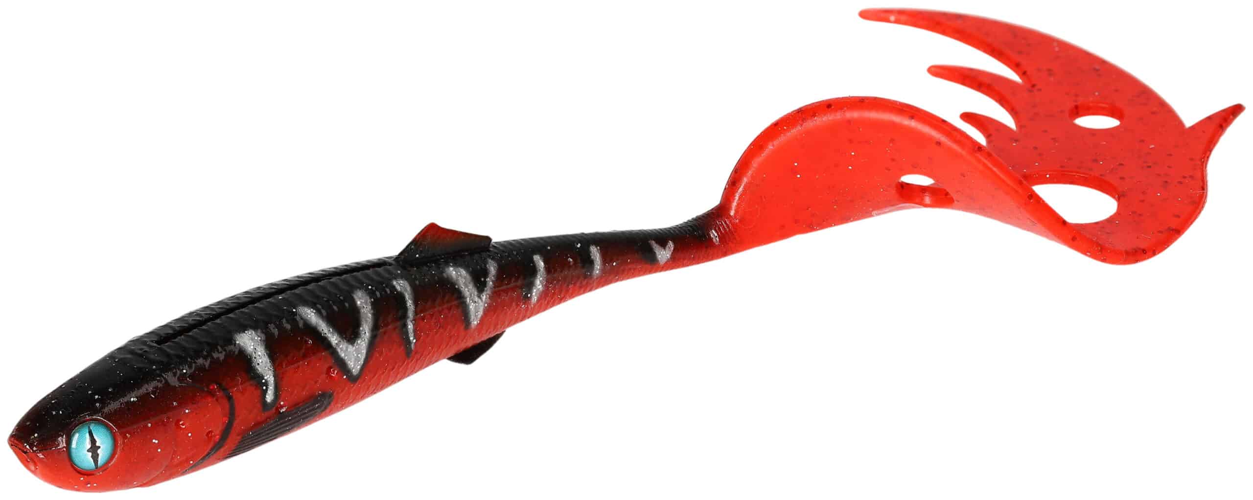 Mikado Guma Sicario Pike Tail 18cm Red Tiger