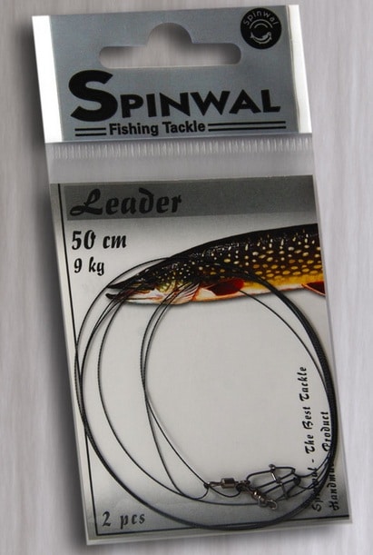 Spinwal Przypon Wolframowy Leader 50cm 9kg