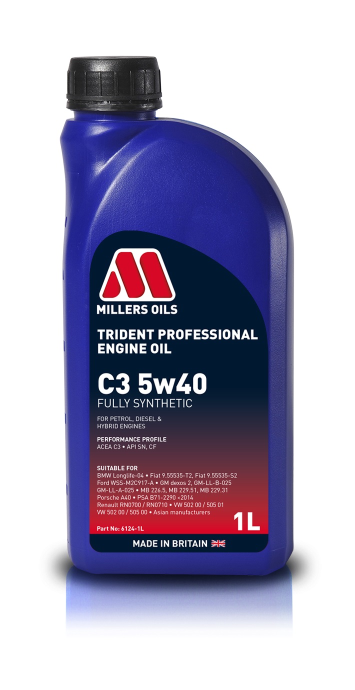 MILLERS OILS TRIDENT PROFESSIONAL C3 5W40 1L - Petrostar